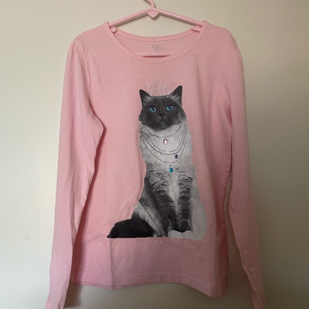 Children’s Place cat graphic tee size large 10/12